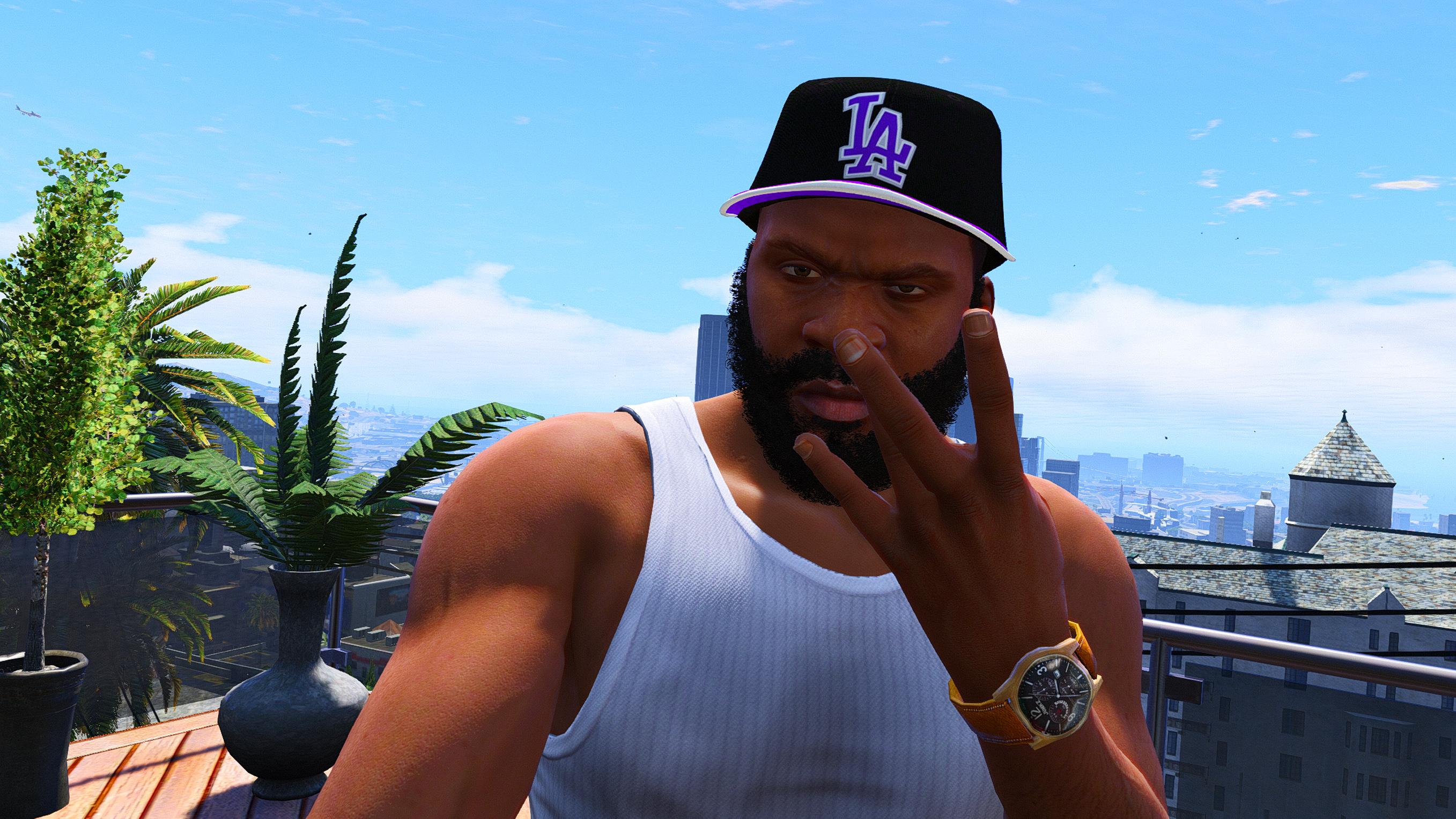 LA New Era Cap for Franklin - GTA5-Mods.com